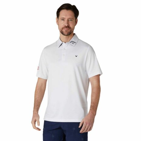 Callaway Chev Odyssey Heren Poloshirt Wit