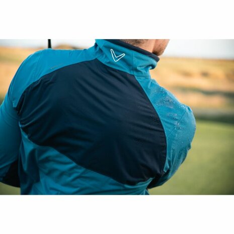 Callaway Stormlite 3 Waterdichte Heren Golf Regenjas Navy Blauw