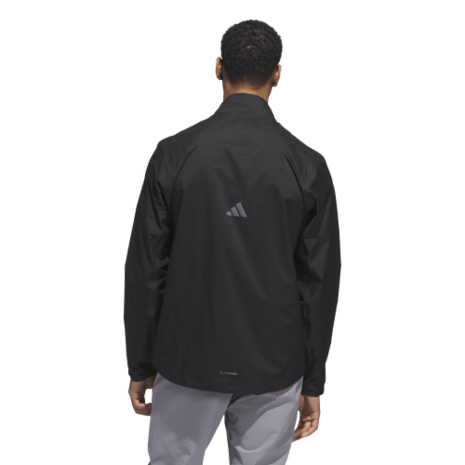 Adidas Heren Waterdichte Golfjas Clima Performance Zwart