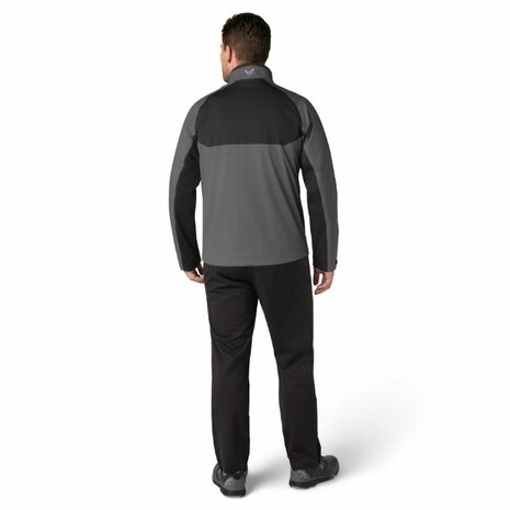 Callaway Stormlite 3 Waterdichte Heren Golf Regenjas Zwart Grijs