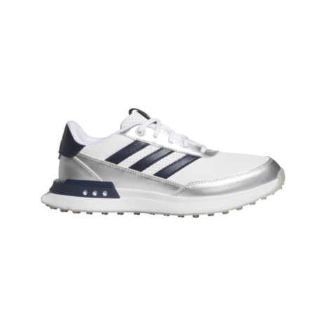 Adidas S2G SL Leather 25 Dames Golfschoenen Wit Navy Zilver