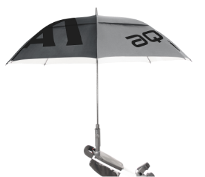 Big Max Aqua XL UV Golf Paraplu Charcoal Zwart