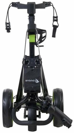 Cougar Track 3 wiel Golftrolley Zwart Groen