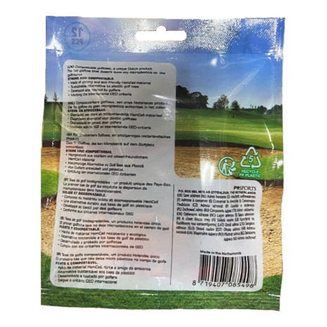Compostable Golftees 24 stuks