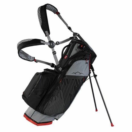 Sun Mountain E 4-5 H2NO Lite 14-Way Standbag Nickel Black Red