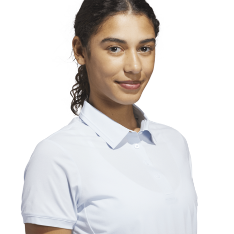 Adidas W Ultimate Twist Dames Polo Lichtblauw