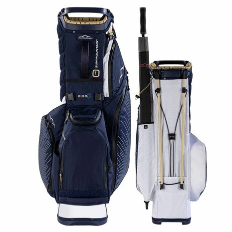 Sun Mountain H2NO Waterdichte Standbag 3.5 Nickel White Gold
