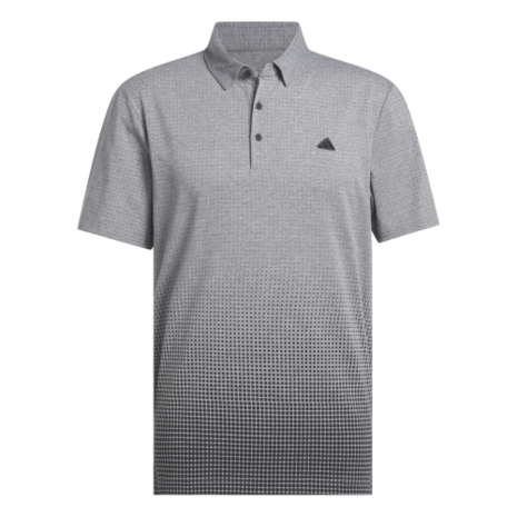 Adidas Heren Golfpolo Go To Rise Print Carbon