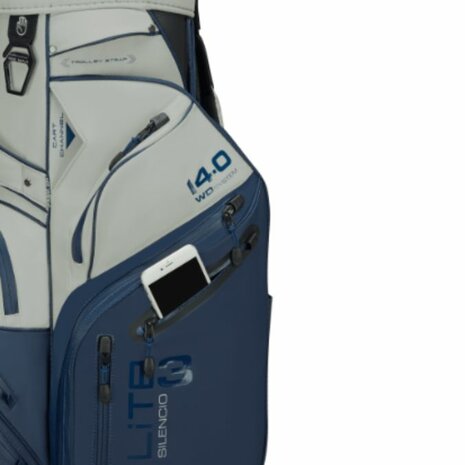 Big Max Silencio 3 Dri Lite Cartbag Navy Grijs