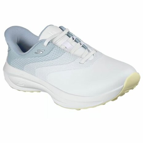 Skechers Slip+Ins Flow SI Dames Golfschoenen Wit Lichtblauw