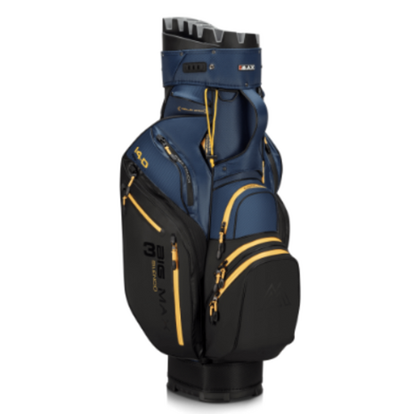 Big Max Silencio 3 Dri Lite Cartbag Navy Zwart Geel