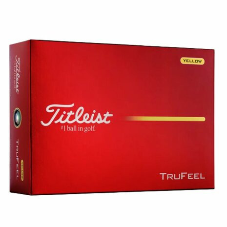 Titleist TruFeel Golfballen Geel 2026