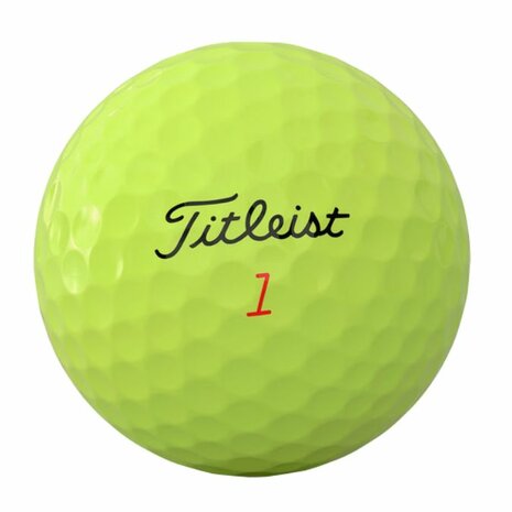 Titleist TruFeel Golfballen Geel 2026