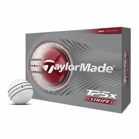 Taylormade TP5X Stripe Golfballen 12 stuks 2026