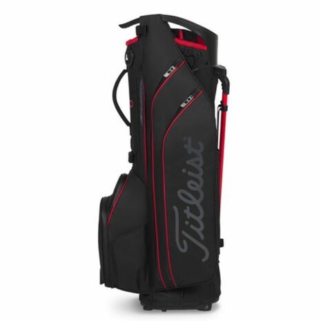 Titleist Hybrid 14 Stadry Standbag Zwart Rood