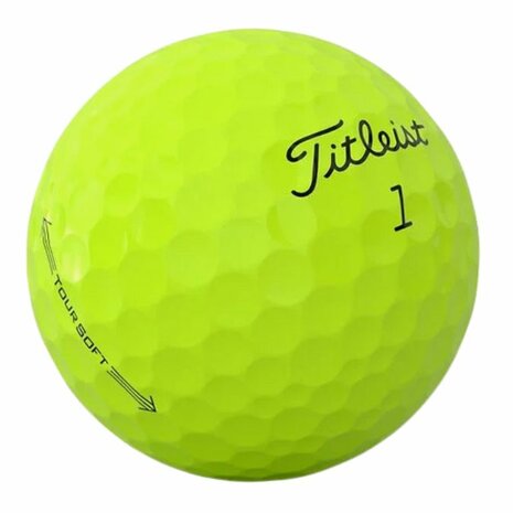 Titleist Tour Soft Golfballen Geel 2026