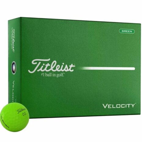 Titleist Velocity Golfballen Groen 2026