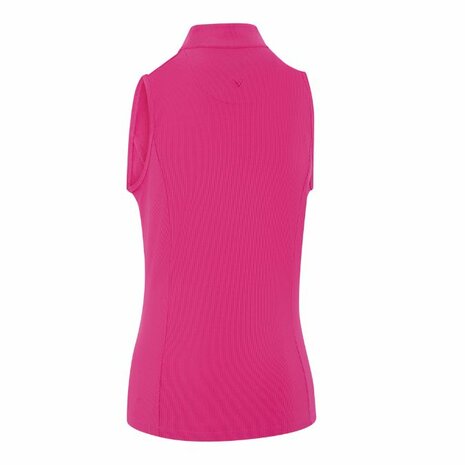 Callaway Mouwloos Rip Play Mock Shirt Pink