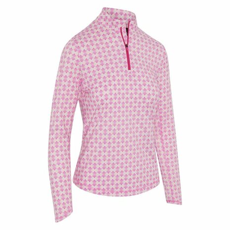 Callaway Premium  Opti Dri Midlayer Pink Beige