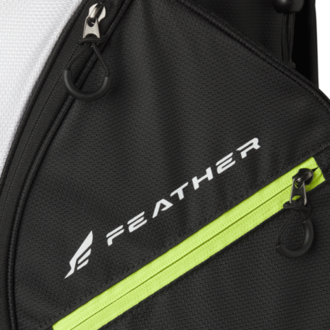 Wilson Feather Cartbag Zwart/Grijs/Wit