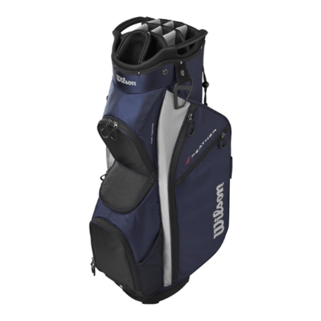 Wilson Feather Cartbag Navy/Silver