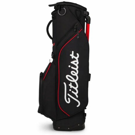 Titleist Players S4 Standbag Zwart Rood