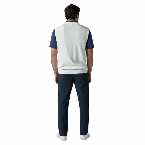 Callaway Mixed Texture Vest Off White
