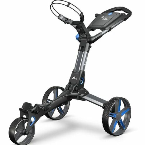 Chariot de golf &agrave; 3 roues Motocaddy QB2 Bleu noir