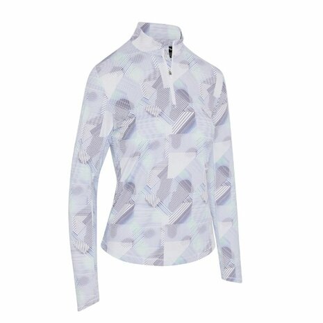 Callaway Premium  Active Geo Dames Midlayer Wit