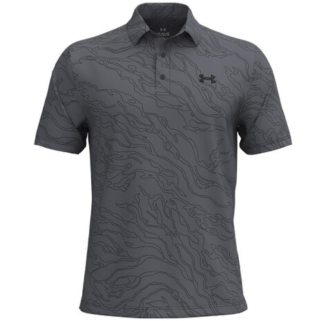 Under Armour Heren Playoff Golf Polo 3.0 Printed Micro Camo Castlerock