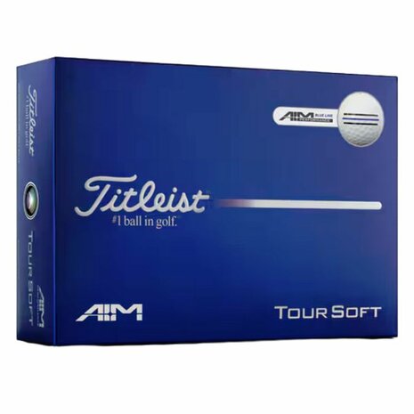 Titleist Tour Soft AIM Golfballen Wit 2026