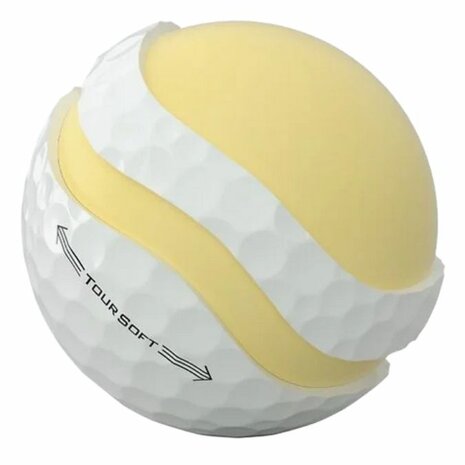 Titleist Tour Soft AIM Golfballen Wit 2026