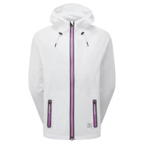 Footjoy HydroKnit Dames Golfjas Wit/Roze