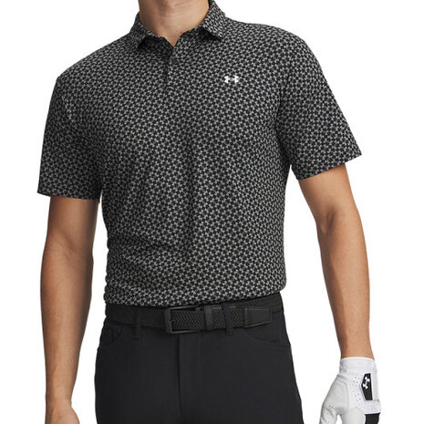 Under Armour T2G Polo Print Diagonal Heartbeat