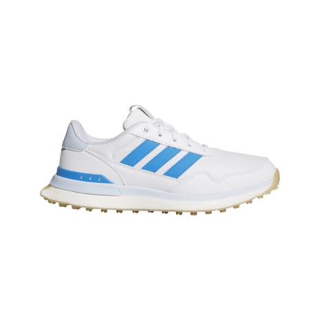 Adidas Dames S2G 26 Leather Spikeless Golfschoenen Wit-Blauw