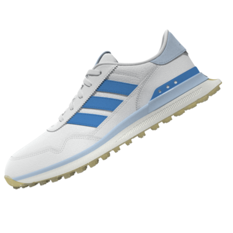 Adidas Dames S2G 26 Leather Spikeless Golfschoenen Wit-Blauw