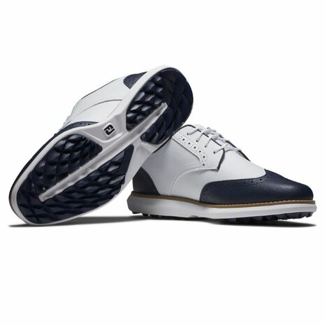 Golfschoenen Dames Footjoy Traditions Wit Navy