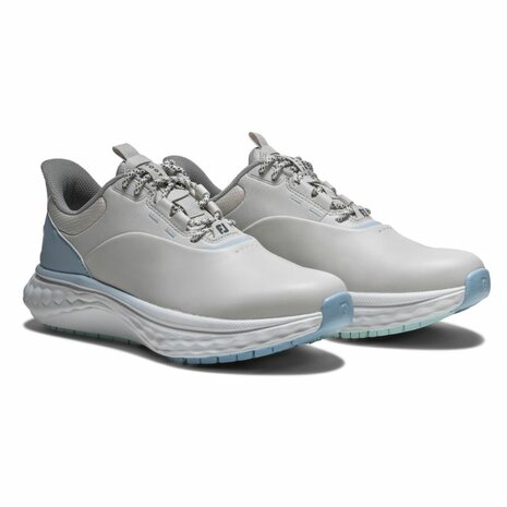 Footjoy Quantum Dames Golfschoenen Grijs Wit Blauw