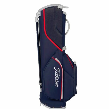 Titleist Players S4 Standbag Navy Wit Rood