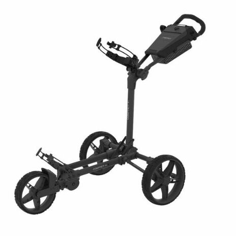 Fastfold Trolley Compact+ Mat Zwart 3-Wiel