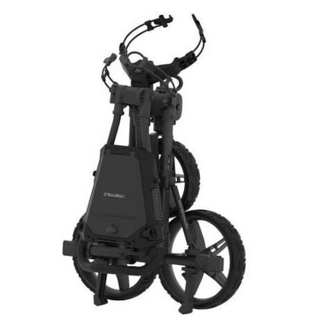 Fastfold Trolley Compact+ Mat Zwart 3-Wiel