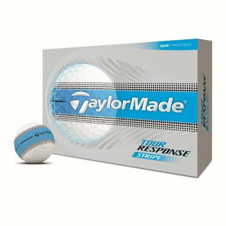 Taylormade Tour Response Stripe TM26 Golfballen Wit Blauw