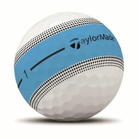 Taylormade Tour Response Stripe TM26 Golfballen Wit Blauw