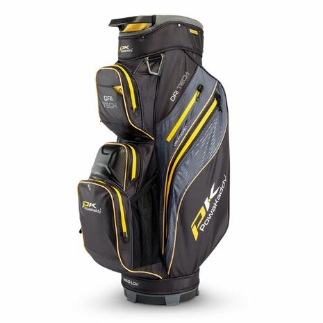 Powakaddy Cartbag DRI-tech Gun metal Geel 2026
