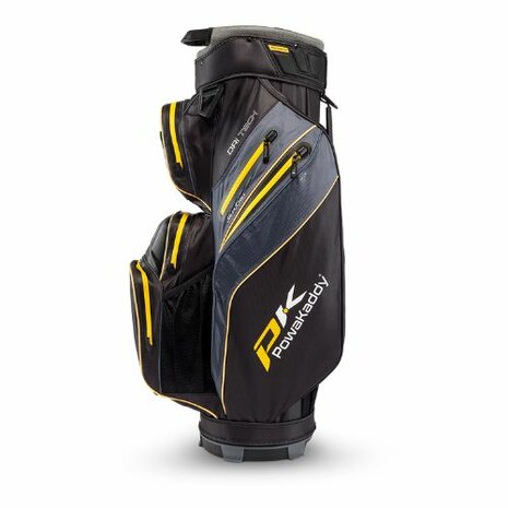 Powakaddy Cartbag DRI-tech Gun metal Geel 2026