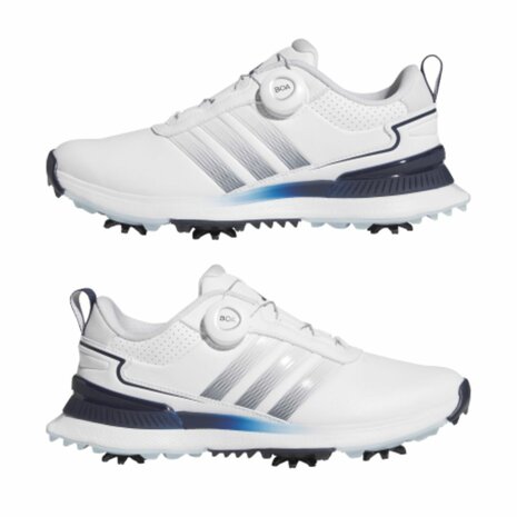 Adidas W R2C BOA Damen-Golfschuhe Wei&szlig; Marine