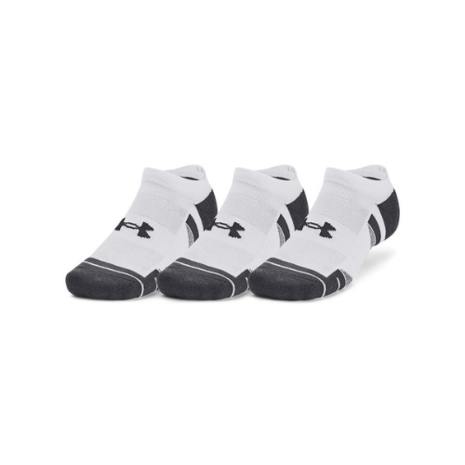 Under Armour Performance Tech Golfsokken Kort Wit 3 pack 