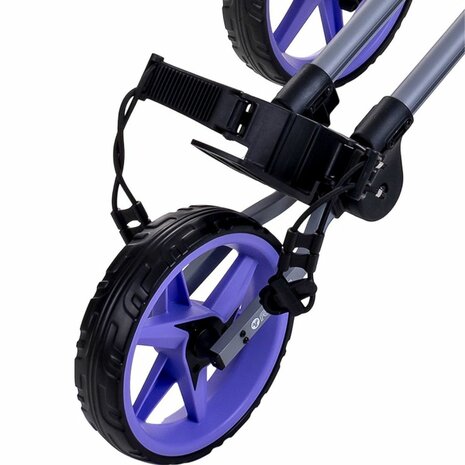 Fastfold Square Golftrolley Grijs Paars