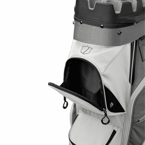Wilson Staff I-Lock Cartbag Grijs Wit