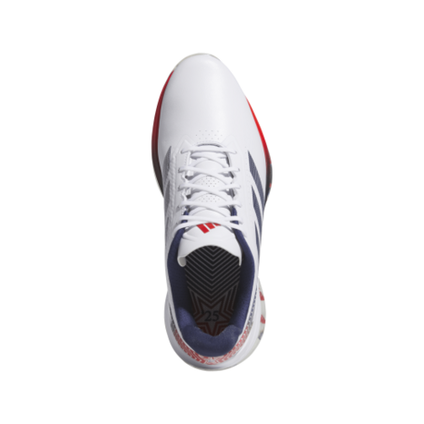 Adizero ZG Spikeless Heren Golfschoen Wit Navy